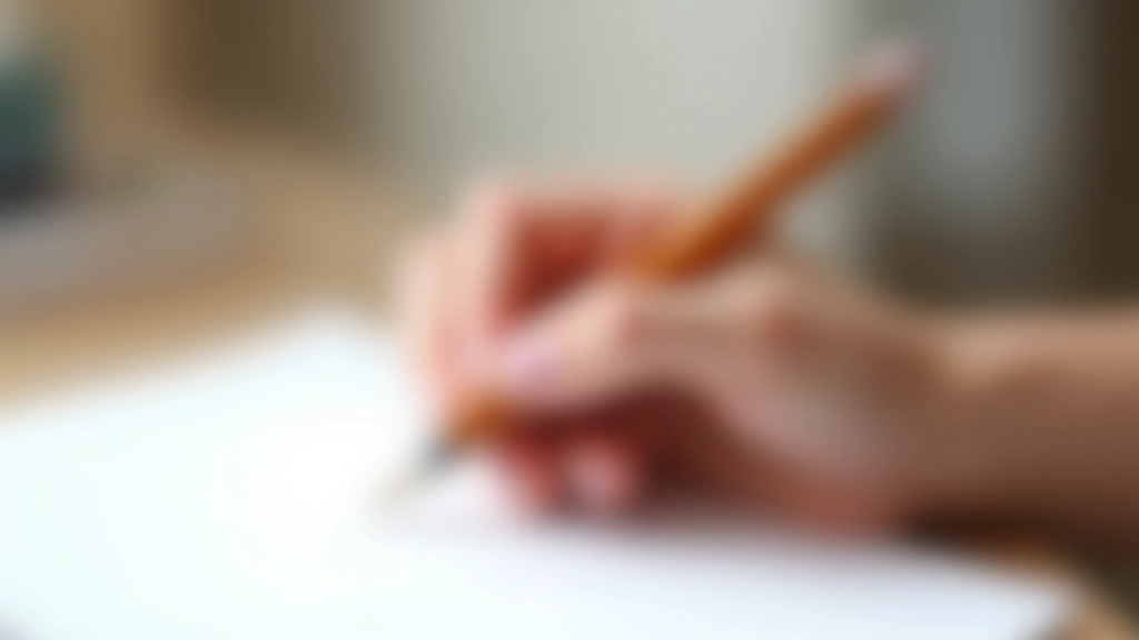 Close-up photograph of a hand demonstrating proper pencil grip for controlled drawing, fingers positioned correctly on the pencil shaft